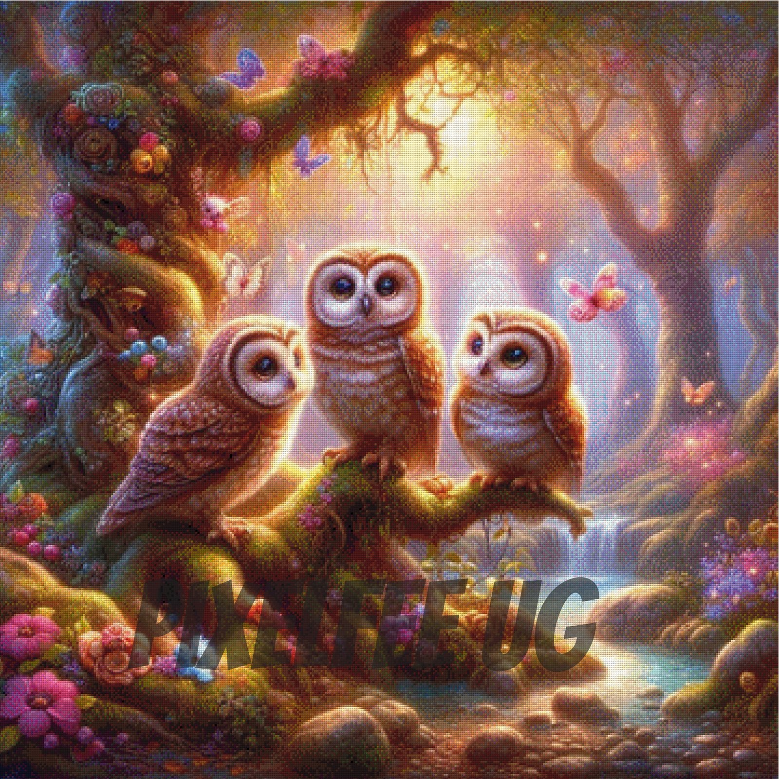 Pixelfee Diamond Painting Sweet Meeting von Pears