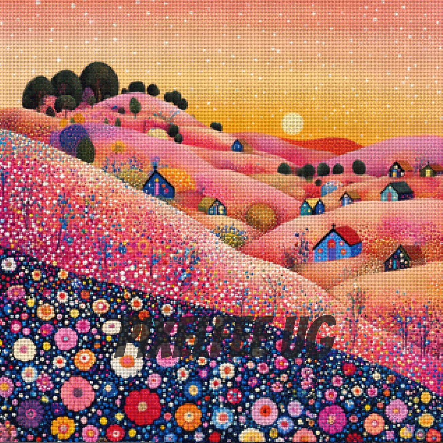 Pixelfee Diamond Painting SummerField #3 von NeikaDesigns