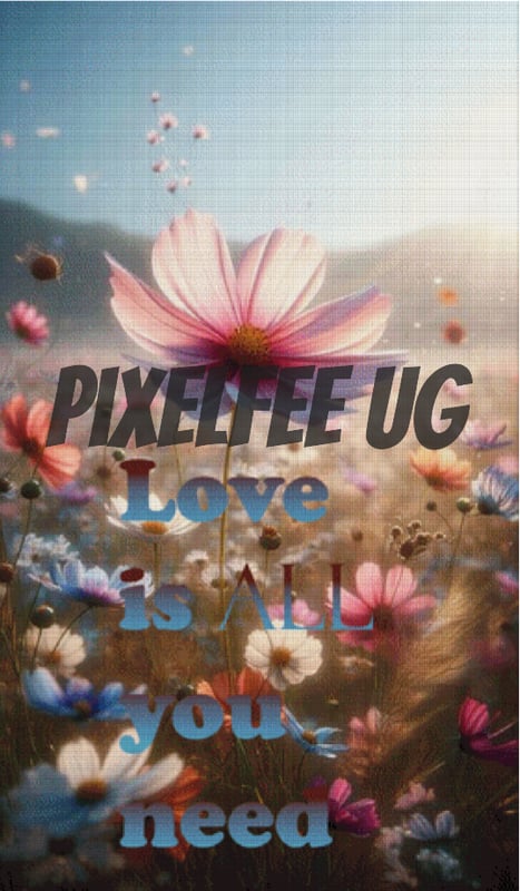 Pixelfee Diamond Painting WildFlower #1 Love von Kreativköter