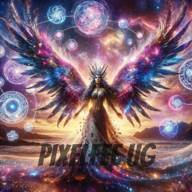 Pixelfee Diamond Painting Galaxy Angel #2 von Sandrietta_ai