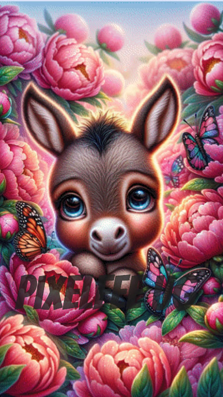 Pixelfee Diamond Painting Peony Dschungel von Tante Tati