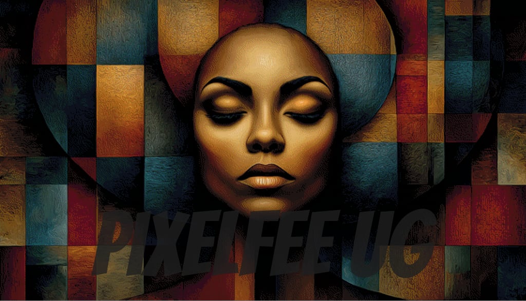 Pixelfee Diamond Painting soulful Lady von Kreativköter