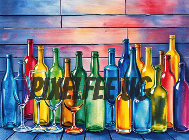 Pixelfee Diamond Painting Colored Glass #2 von Pears