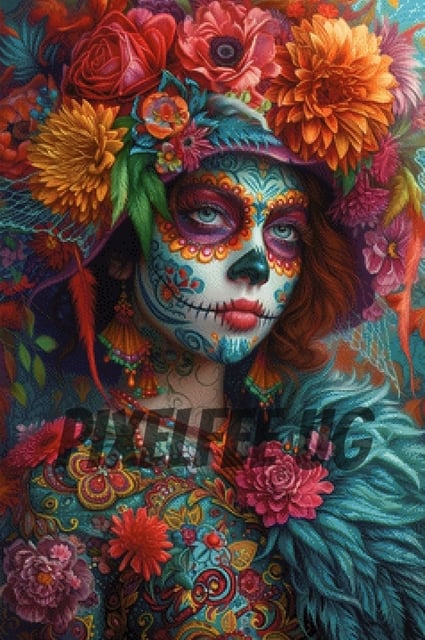 Pixelfee Diamond Painting Muerta von Sandrietta_ai