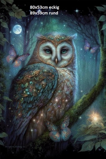 Pixelfee Diamond Painting Morgana 1 Eule von Morgana.fantasy.ai
