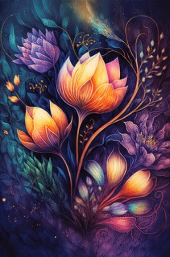 Pixelfee Diamond Painting Crocus #1