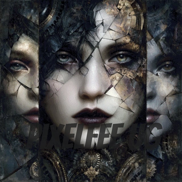 Pixelfee Diamond Painting 3 Gesichter von Lexxa