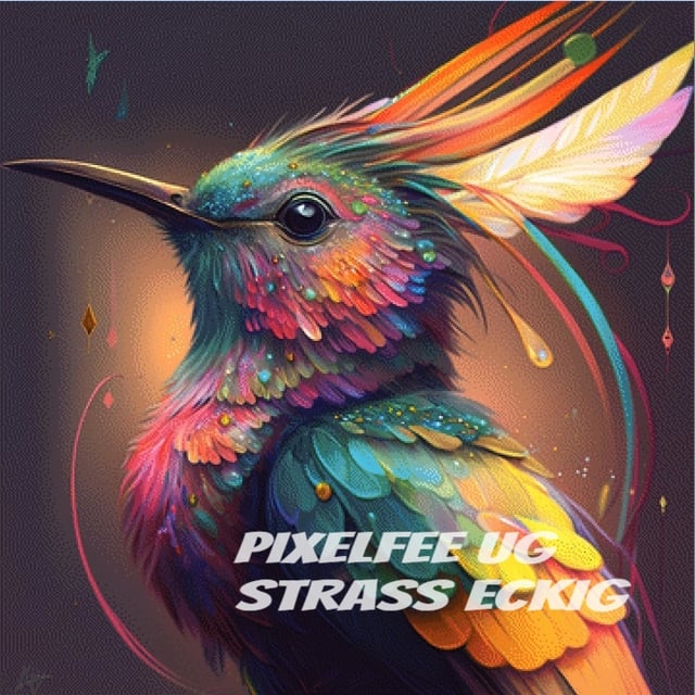 Pixelfee Diamond Painting Hummingbird von Sandrietta_ai