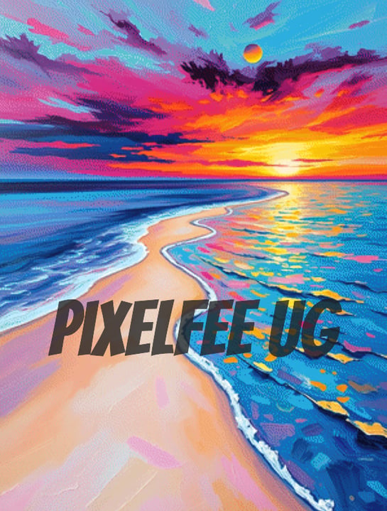 Pixelfee Diamond Painting Iridescent Sunset #2 von Pears