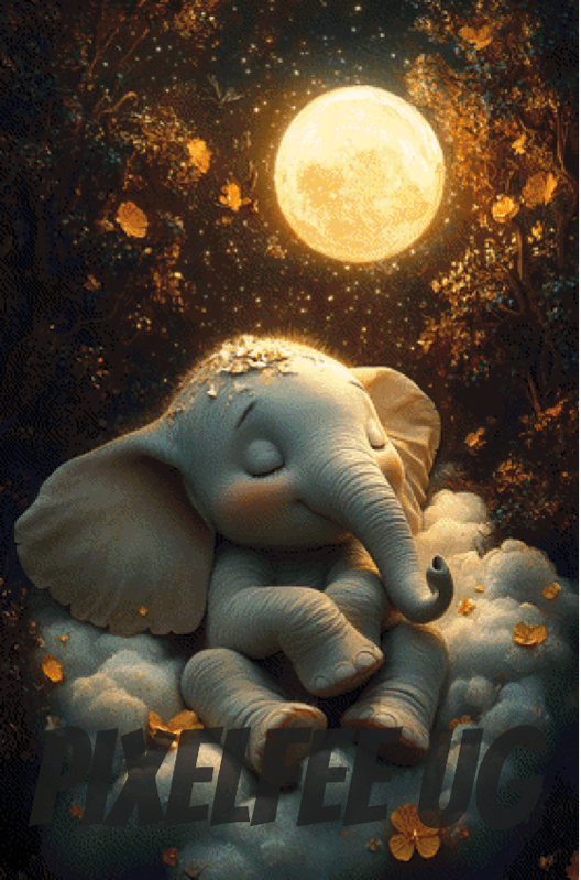 Pixelfee Diamond Painting Good Night Eli von Kreativköter