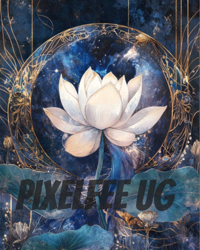Pixelfee Diamond Painting White Flower #2 von Sandrietta_ai