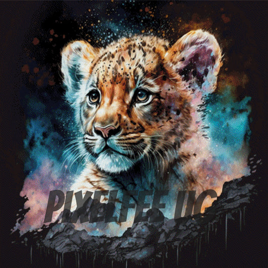 Pixelfee Diamond Painting Wp Tiger #1 von Bátor Gábor