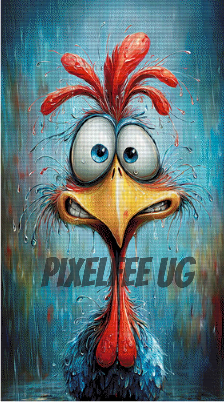 Pixelfee Diamond Painting Komischer Vogel von Kreativköter