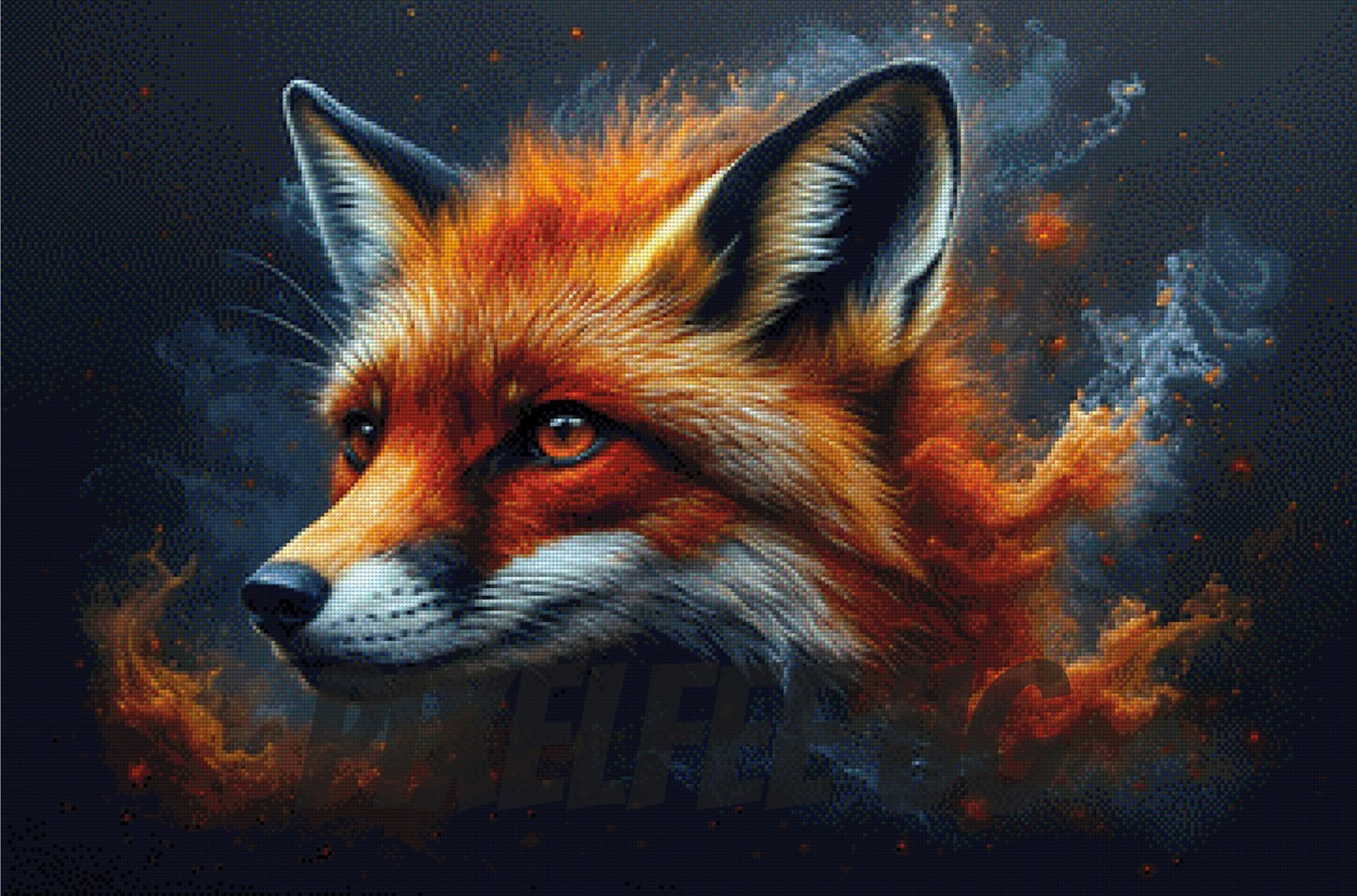 Pixelfee Diamond Painting Fox von Bátor Gábor