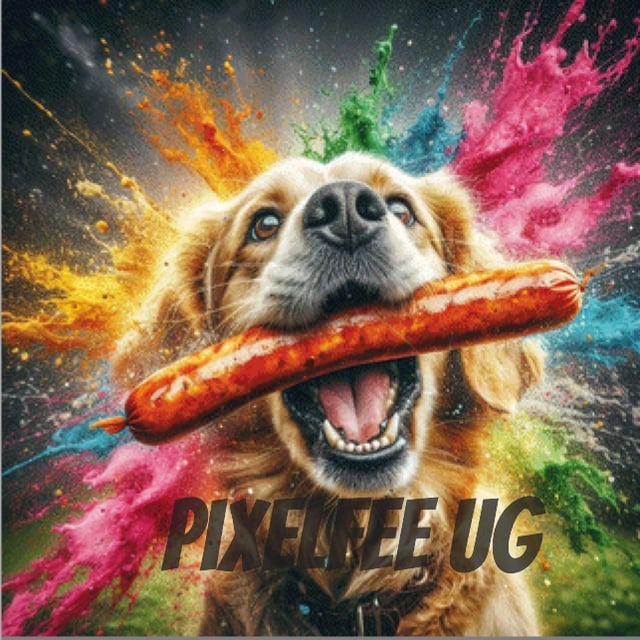 Pixelfee Diamond Painting Flying Sausage #2 von Pears