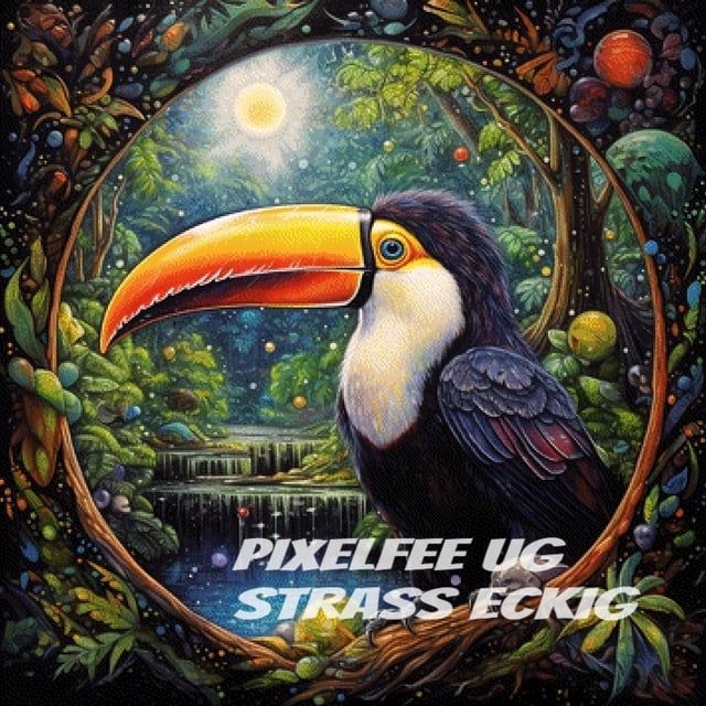 Pixelfee Diamond Painting Wildlife Tucan von Sandrietta_ai