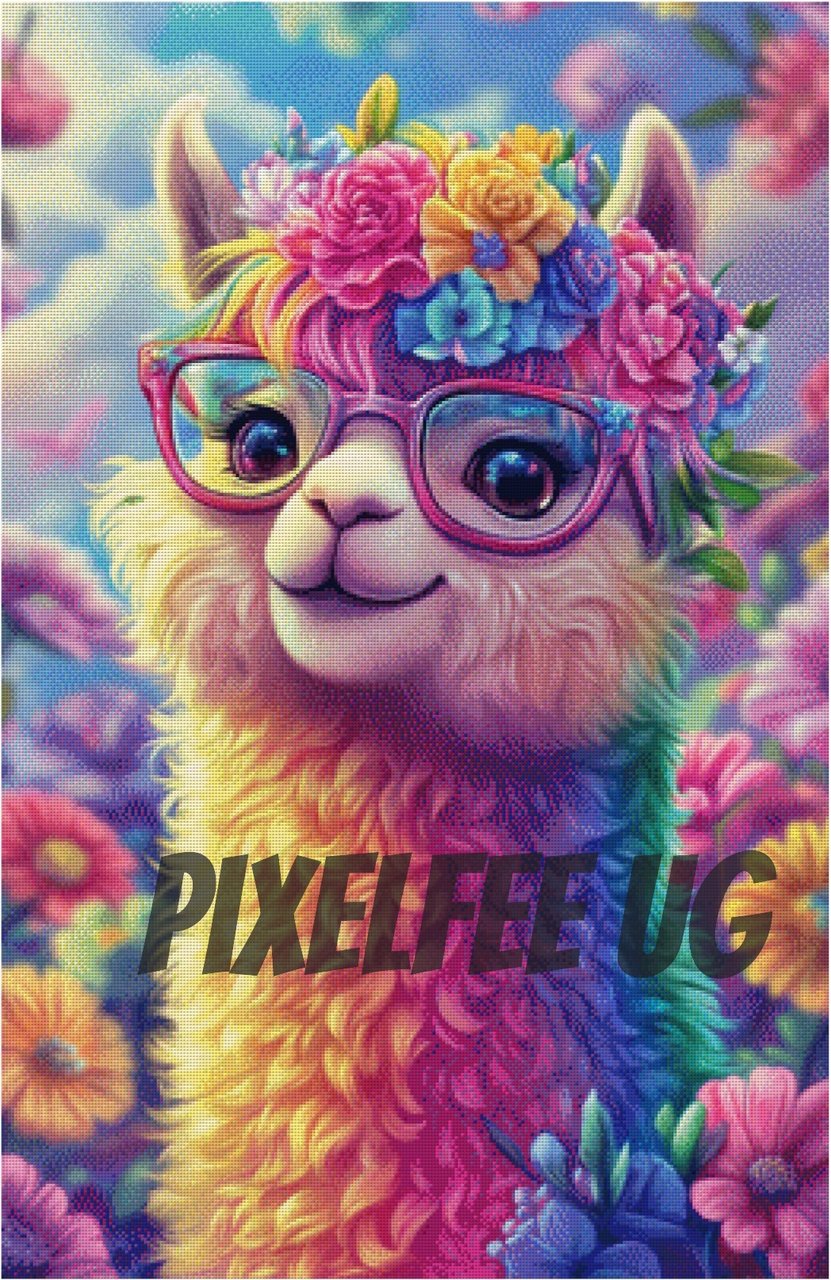 Pixelfee Diamond Painting DramaLama von ArtRosa