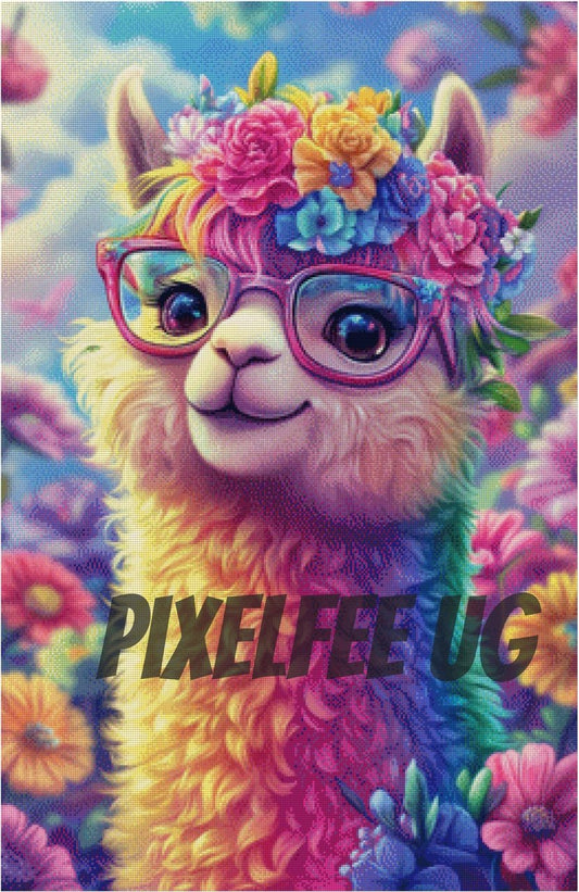 Pixelfee Diamond Painting DramaLama von ArtRosa