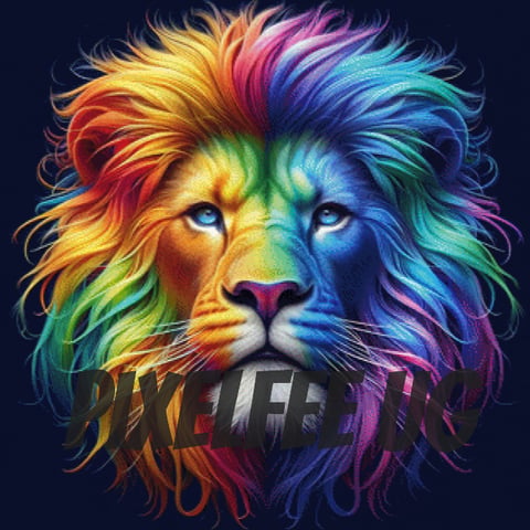 Pixelfee Diamond Painting Strong like a Lion #3 von Pears