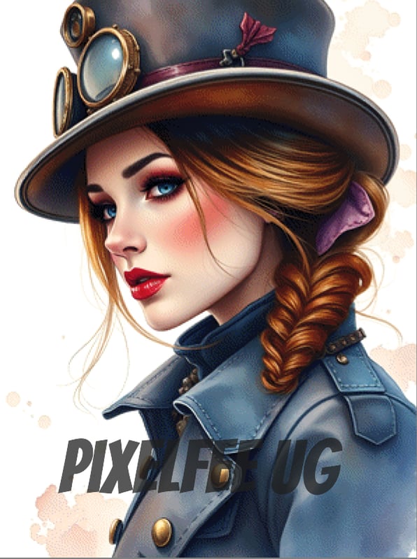 Pixelfee Diamond Painting Lady Steam #3 von Pears