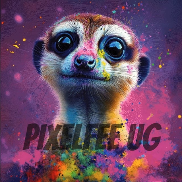 Pixelfee Diamond Painting Erdmännchen von Kreativköter