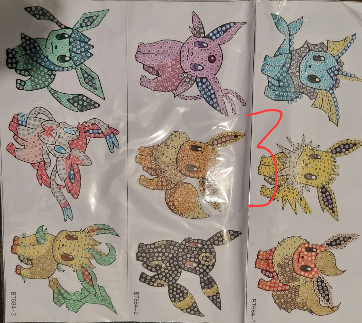 Sonderverkauf: Taschenmonster Aufkleber Sets
