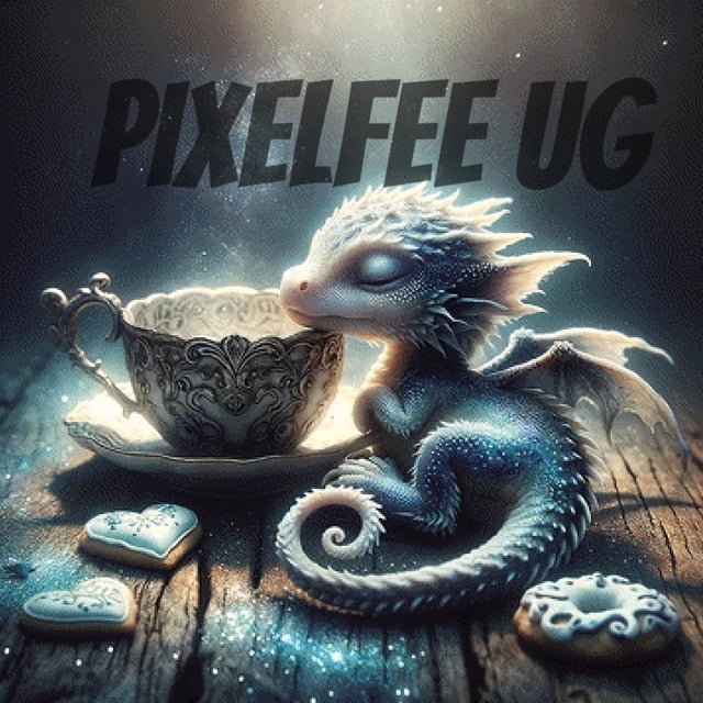 Pixelfee Diamond Painting Teatime von Sandrietta_ai