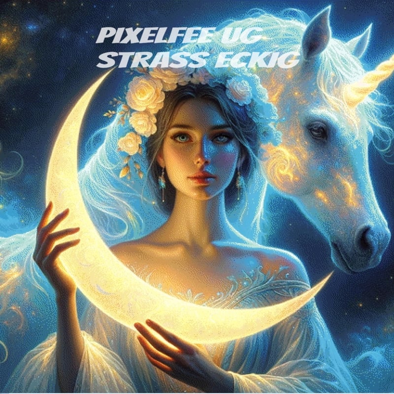 Pixelfee Diamond Painting Shine von Sandrietta_ai