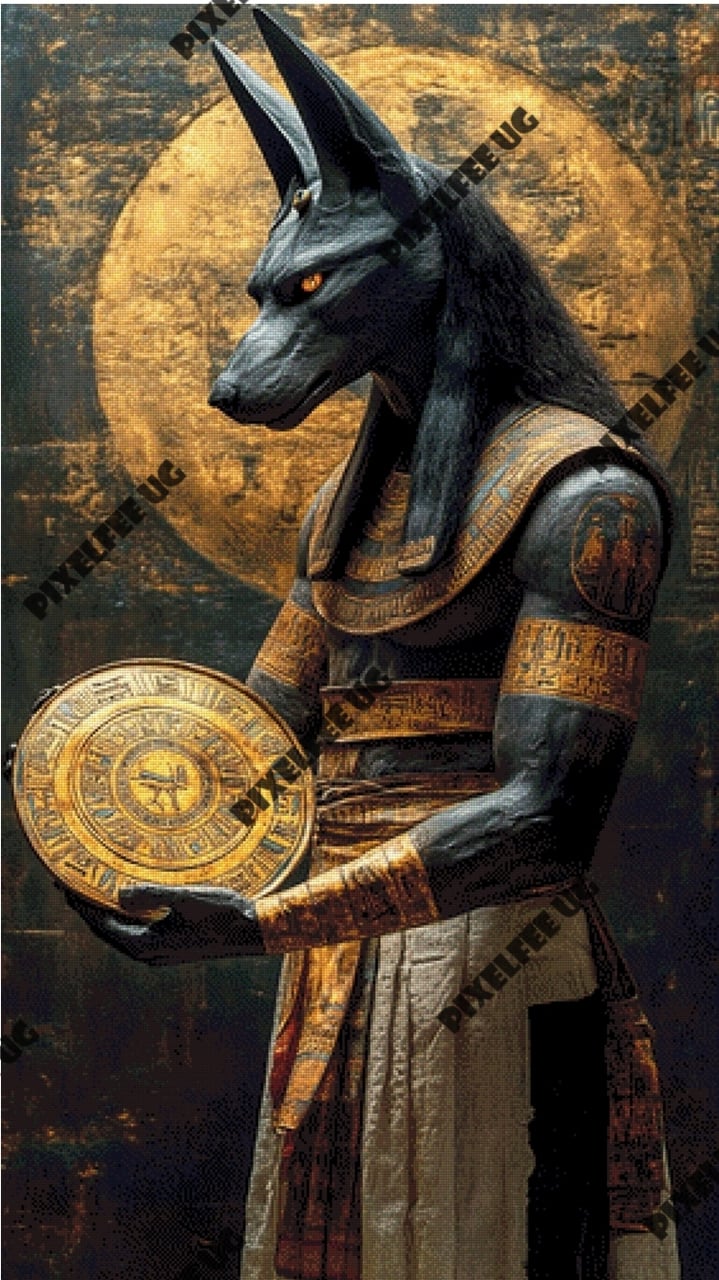 Pixelfee Diamond Painting Anubis von Kreativköter