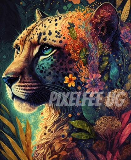 Pixelfee Diamond Painting Ozelot#1