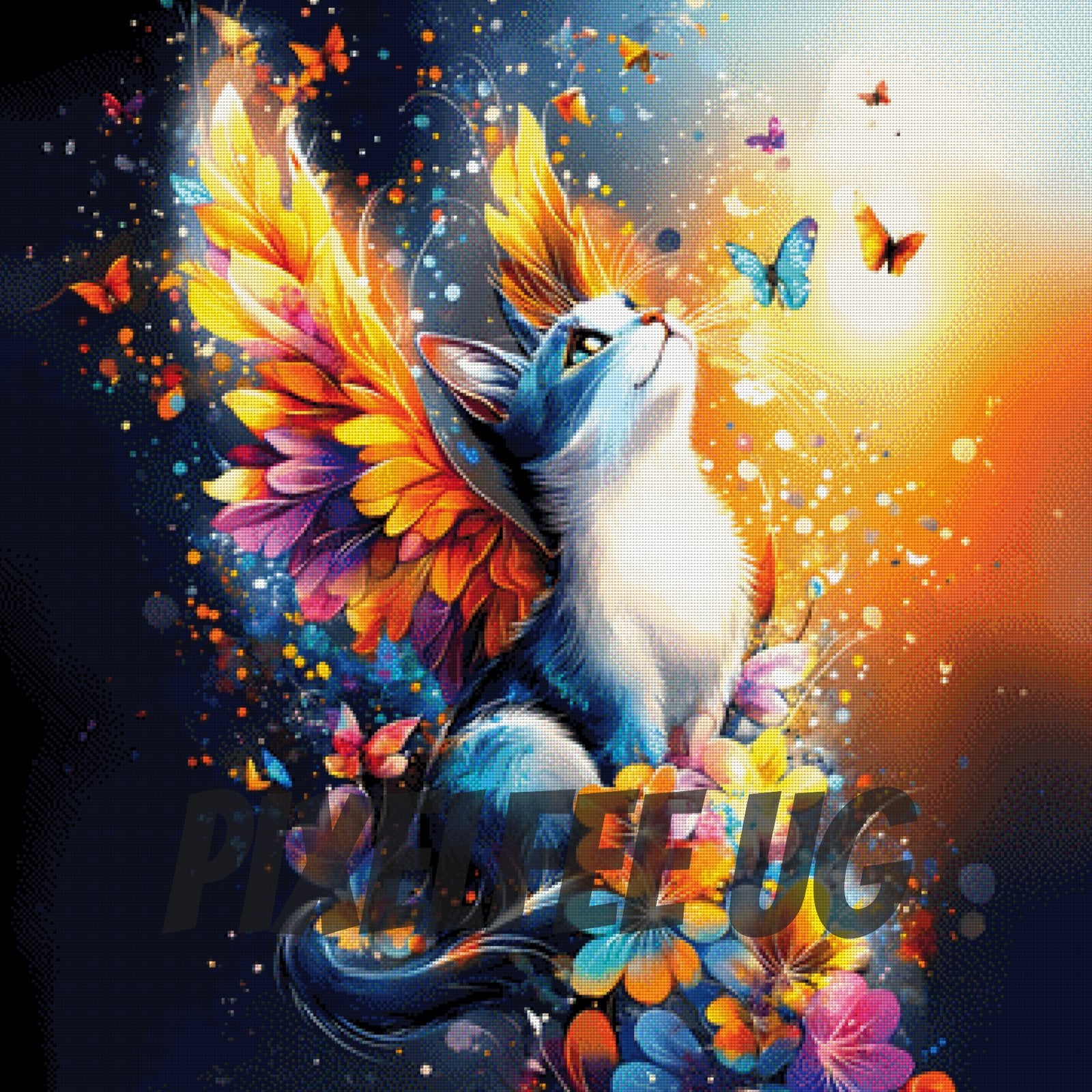 Pixelfee Diamond Painting Fly Me to Wonder von nadaya_illustration_jp