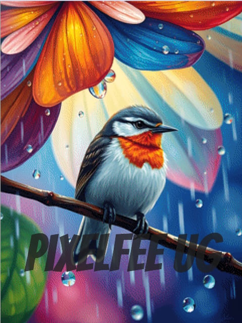 Pixelfee Diamond Painting Rainy Day #1 von Pears