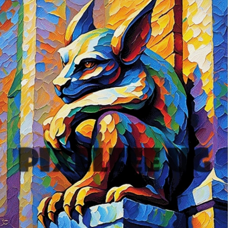 Pixelfee Diamond Painting Goliath von Pears