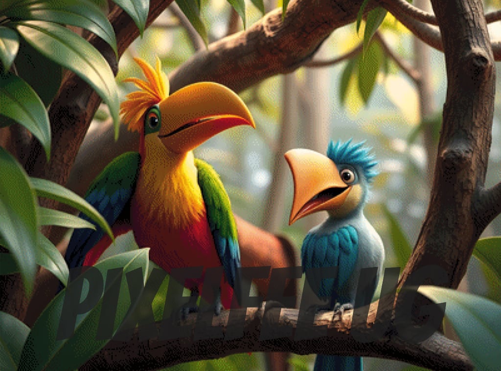 Pixelfee Diamond Painting BestBirdBuddies von Pears