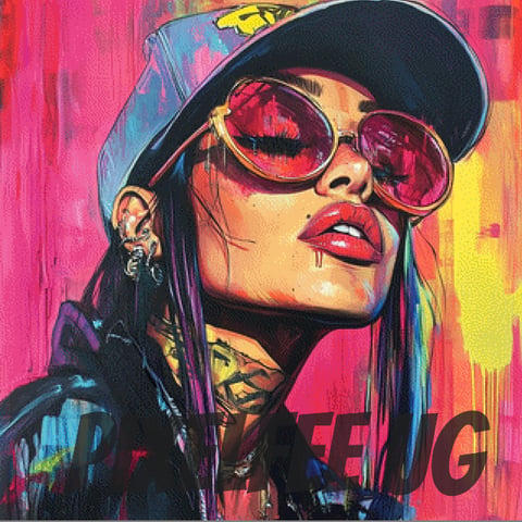 Pixelfee Diamond Painting Cool von Kreativköter