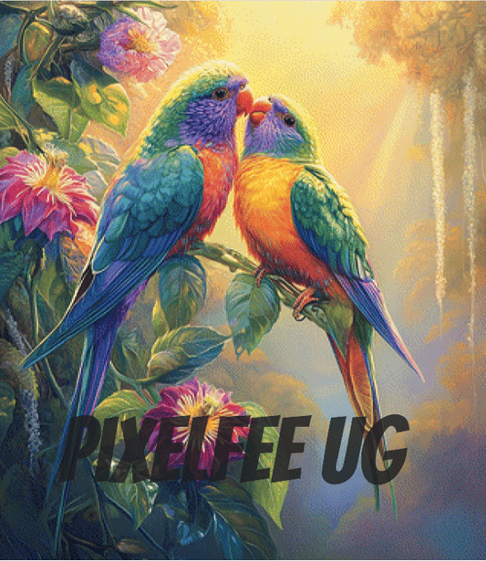 Pixelfee Diamond Painting Unzertrennlich von Sandrietta_ai