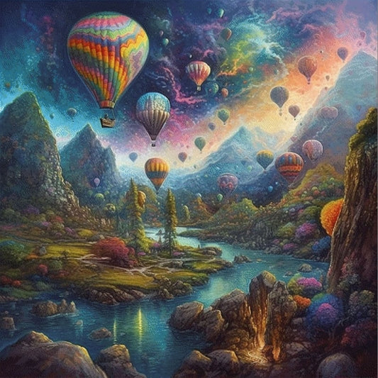 Pixelfee Diamond Painting Rainbow von Sandrietta_ai