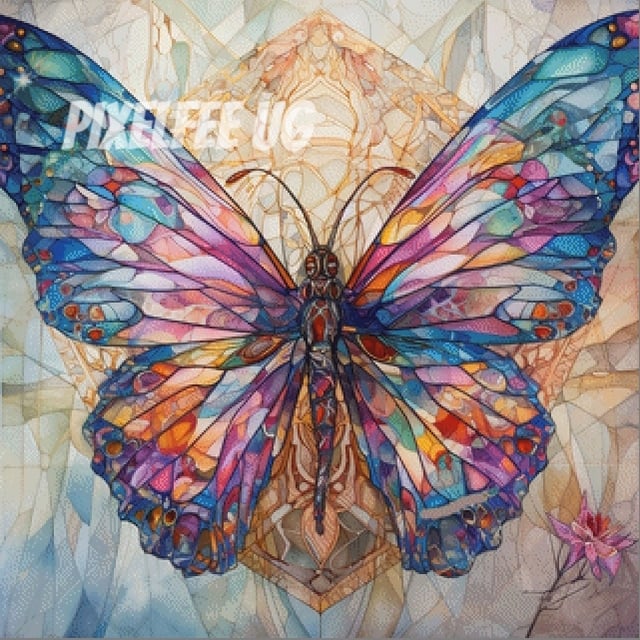 Pixelfee Diamond Painting Chrystal Butterfly#1 von Sandrietta _ai