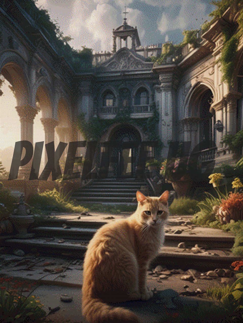 Pixelfee Diamond Painting new owner of the lost villa #2 von Pears
