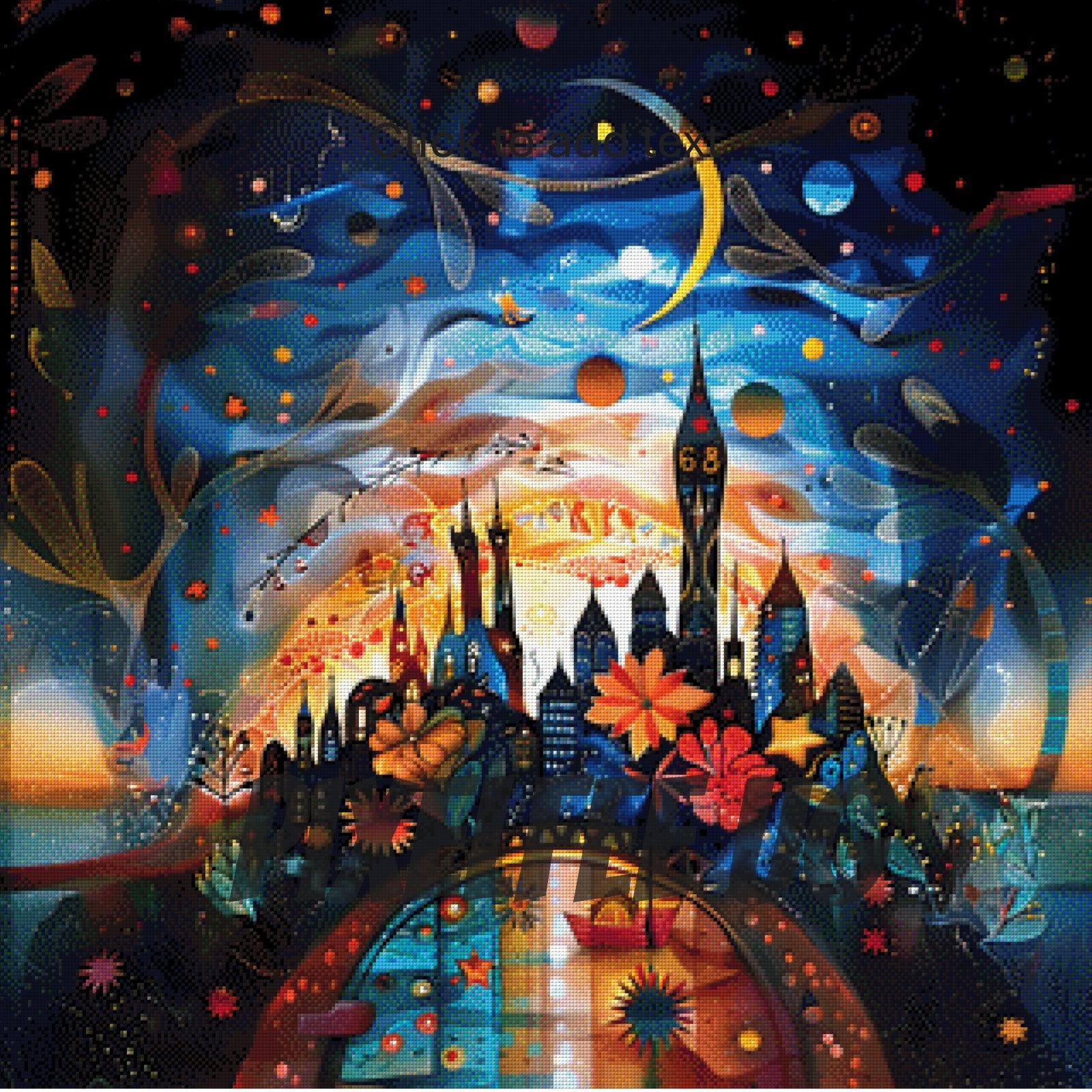 Pixelfee Diamond Painting Symphony of Lights von nadaya_illustration_jp