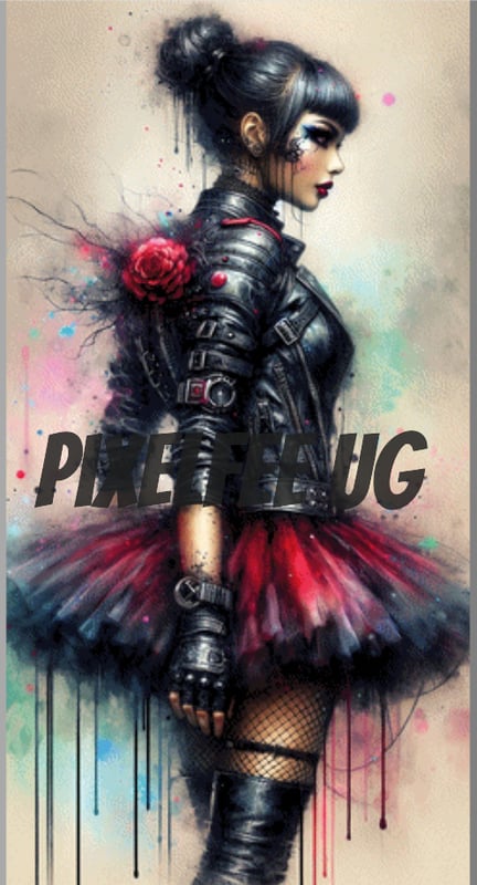 Pixelfee Diamond Painting Gothic Party I'm coming von Tante Tati