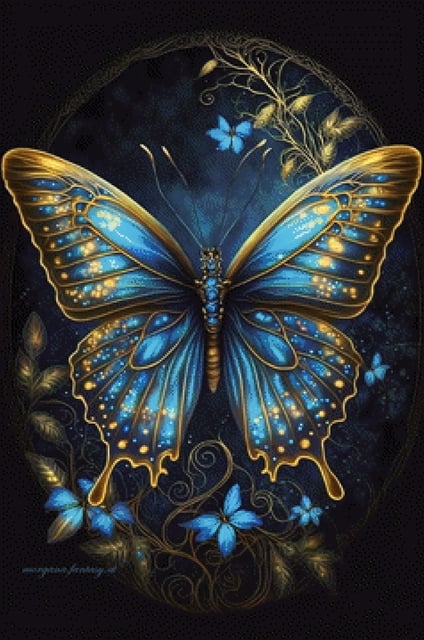 Pixelfee Diamond Painting Morgana 32 Schmetterling von Morgana.fantasy.ai