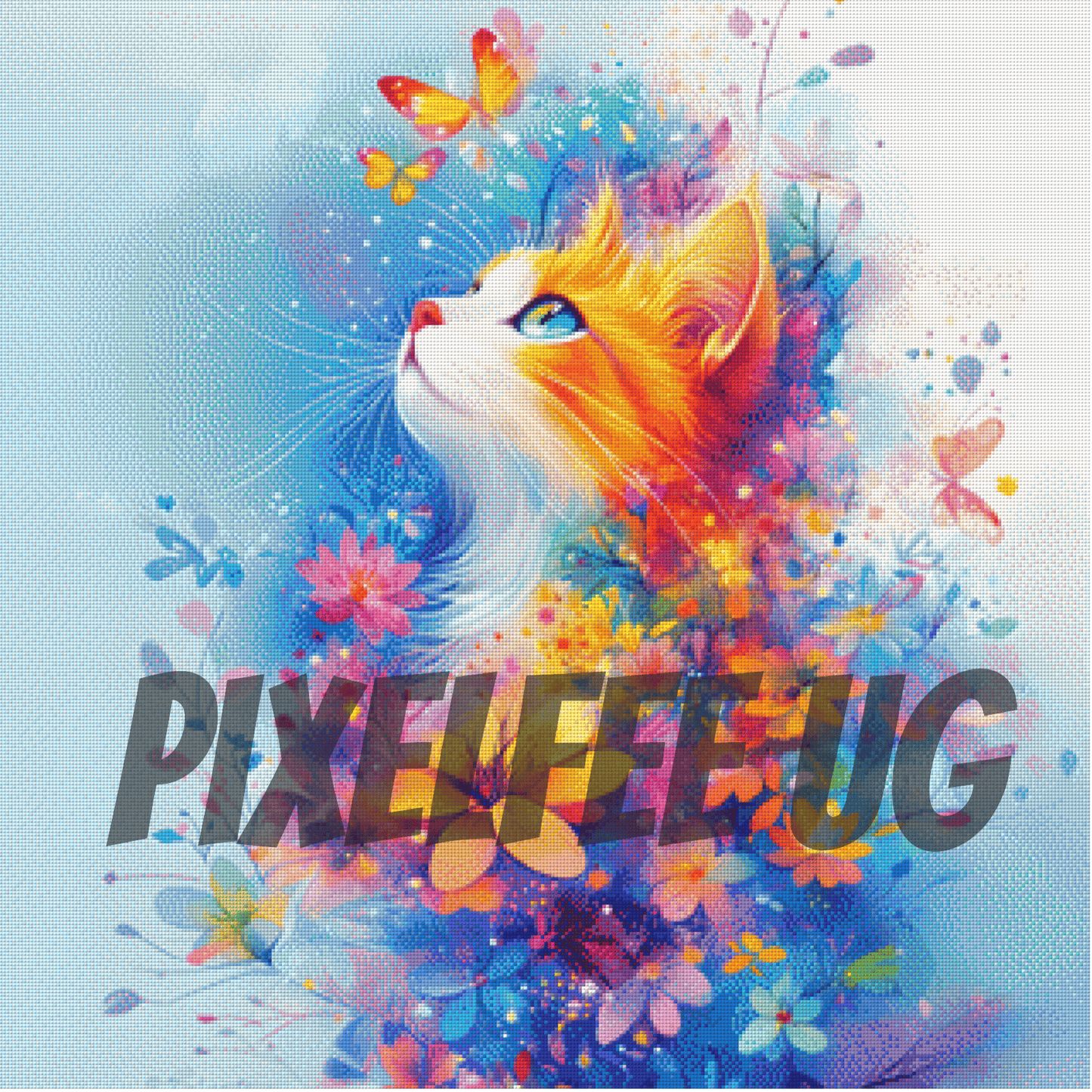 Pixelfee Diamond Painting Morning Bloom von nadaya_illustration_jp