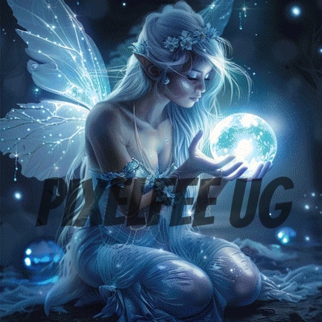 Pixelfee Diamond Painting Lightorb von Sandrietta_ai