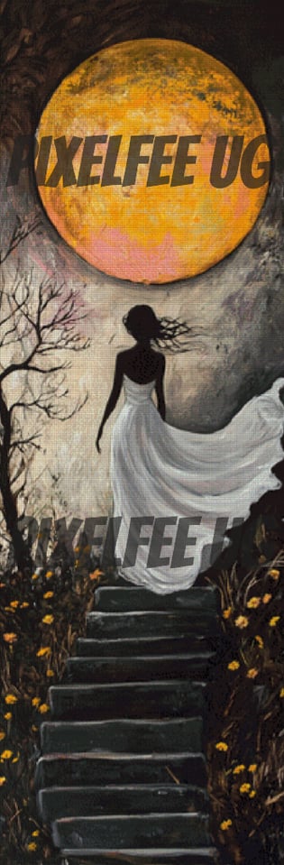 Pixelfee Diamond Painting Dance with the Moon von Kreativköter