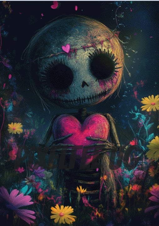 Pixelfee Diamond Painting VoodooLove von Kreativköter
