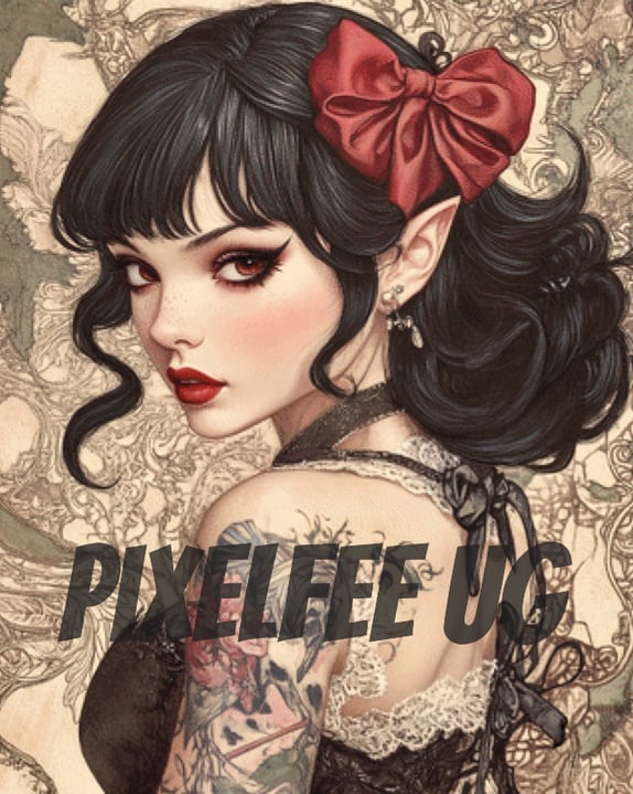 Pixelfee Diamond Painting Hey Babe von Sandrietta_ai