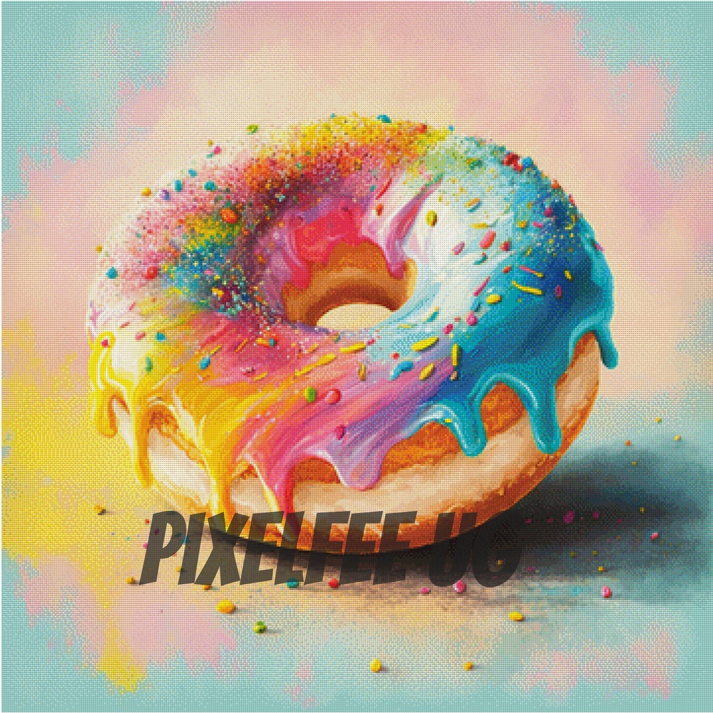 Pixelfee Diamond Painting Donut #1 von Bátor Gábor