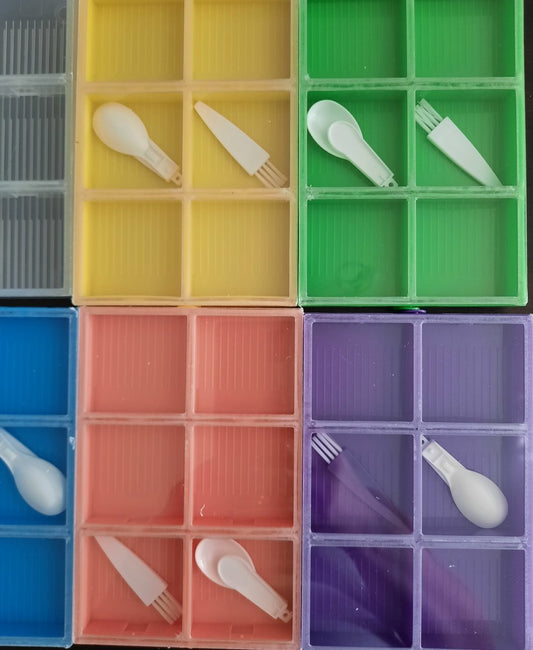 Praktisches Schiffchen Set in 6 Farben