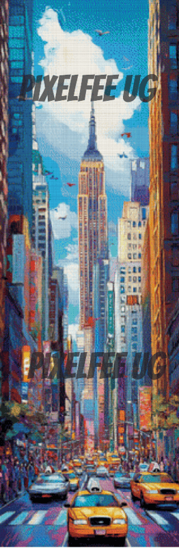 Pixelfee Diamond Painting NY von Kreativköter